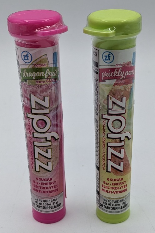 Zipfizz Energy Drink Mix Combo 30 Tubes Dragonfruit Lime and