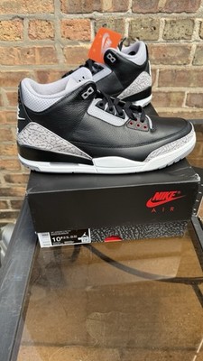 Jordan 3 Black Cement Size 10.5