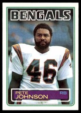 1983 Topps #237 Pete Johnson Bengals