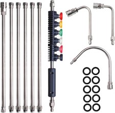 Xiny Tool Pressure Washer Extension Wand, 10 Pack Power Lance with 5... 