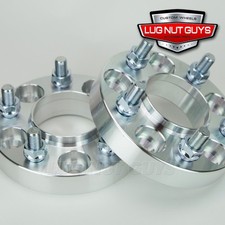 2 5x4.5 Wheel Spacers 1 Thick 14x1.5 Studs Hub Centric For 2015 To 2025 Mustang