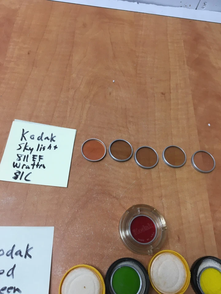 13pc KODAK Series 5  FILTER Drop-in & Tiffen Red Green Yellow Skylight Haze s3 - Image 2 of 4