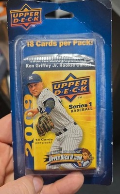 Upper Deck Baseball Series 1 Pack 18 Karten 2009 Versiegelt