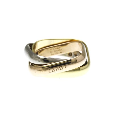 Cartier Trinity Cushion Ring B4240600 Yellow Gold (18K),Pink Gold ... BF586925