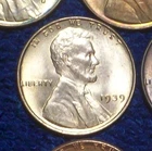 1939-P CHOICE BU - LINCOLN WHEAT CENT - SOLID COIN - NICE COLOR - SEE PICS!