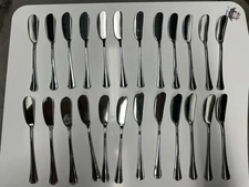 Stainless Steel Butter Spreader Knife-Heart Handle Design –6.3" (24 Units)