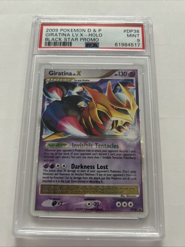 2009 Pokémon Giratina Lv X Holo Black Star Promo #DP38 PSA 9