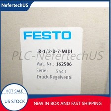 US FREE TAX New FESTO LR-1/2-D-7-MIDI 162586 Pressure Regulator