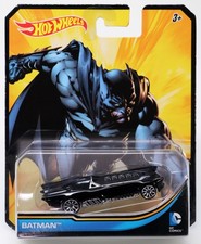Hot Wheels Batman Car DC Comics Series BDM55 NRFP 2013 Black