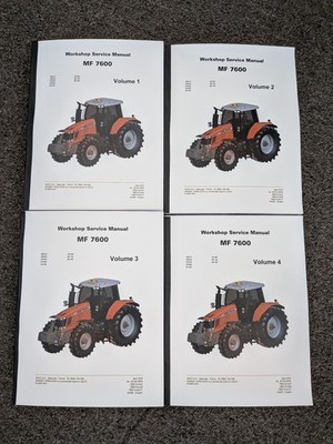 Massey Ferguson 7624 7626 Dyna-6 Tractor Shop Service Repair Manual 4373215M3