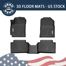 3D Mold Floor Mats for 2018-2023 Hyundai Kona All Weather TPE Rubber Floor Liner