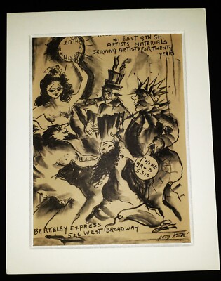 BETTY KATHE (1896-1957) Original Limited Edition Lithograph 1950 SIGNED