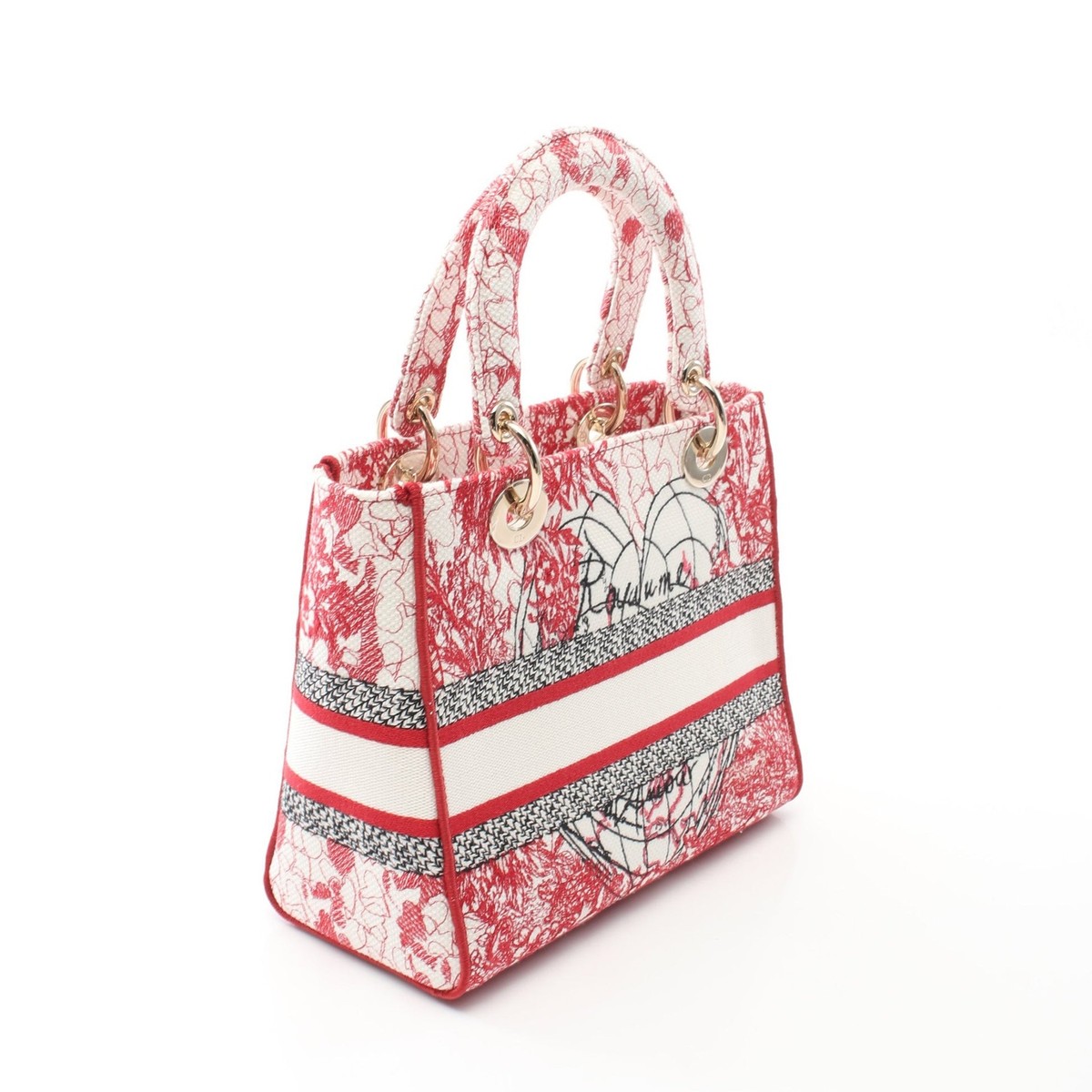 【限定販売！】Dior LADY D-LITE バッグ ミディアム D-Lace Christian Dior☆LADY D-LITE ミディアムバッグ (Dior