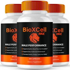 (3 Pack) BioXCell Male Health Supplement Support Blood Health & Vitality Pills