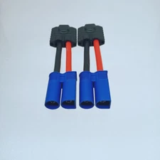 2pcs EC5/IC5 male to Fit Compatible Traxxas trx male cable for new id charger