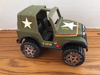 Vintage 1980 Buddy L T 5278 Army Jeep W Original Decals Ebay