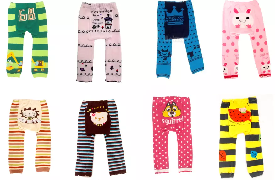 CUTE Baby Toddler Leggings Pants Boys Girls Busha 3x SIZES 6-12m, 12-24m,  24-36m