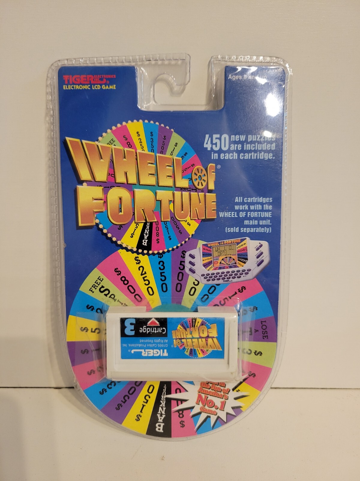 Wheel of Fortune Handheld Game Puzzle Cartridge LOT of 3 Tiger Electronic NIP eBay