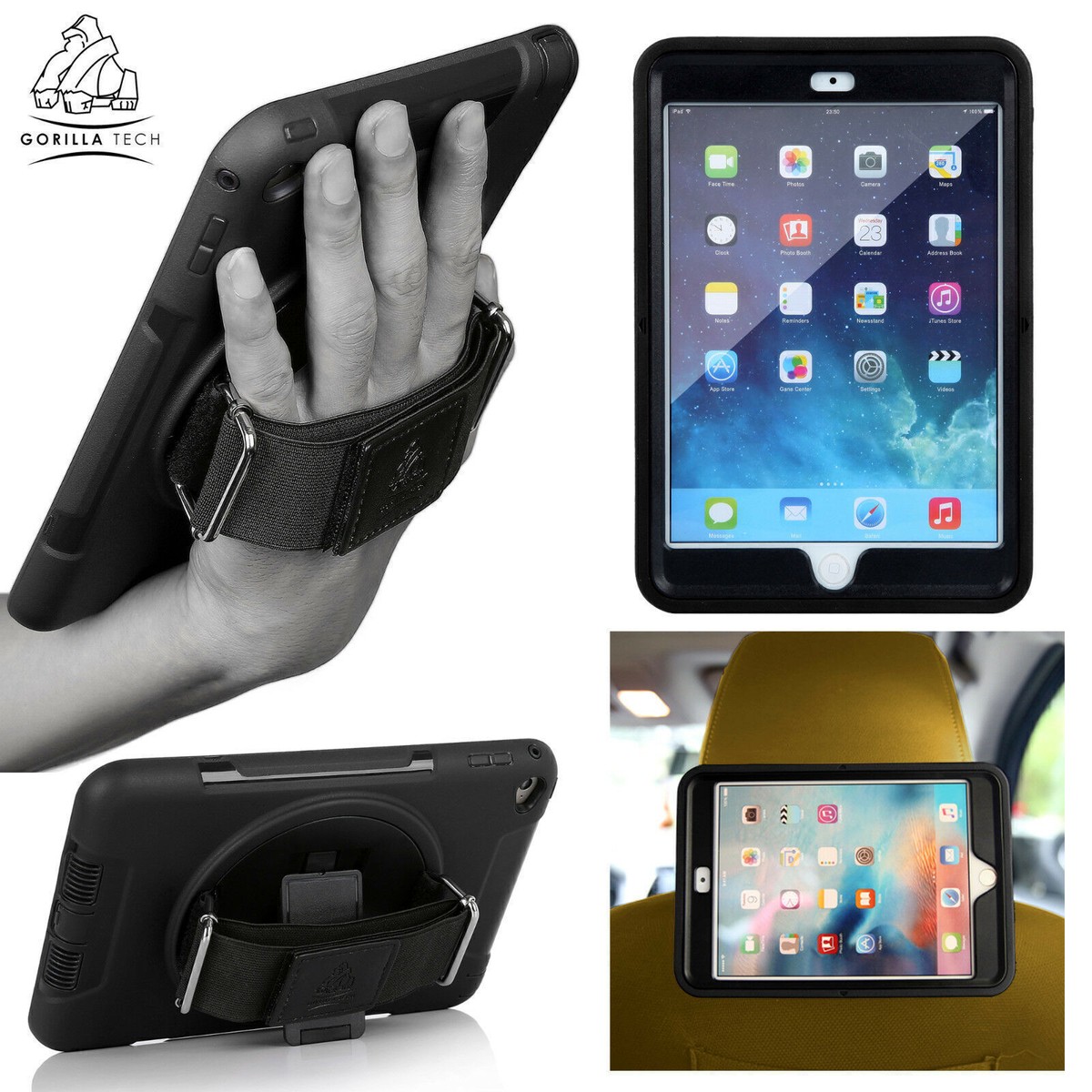 Survivor Armour Handstrap Holder Case Shockproof Cover for iPad 11