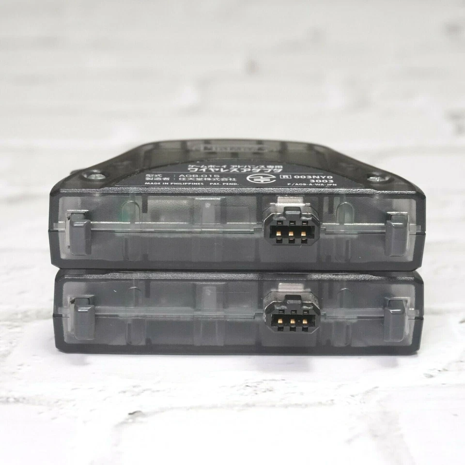 Nintendo GBA Game Boy Advance Wireless Adapter AGB-015 Pair set from JAPAN - Image 3 of 3