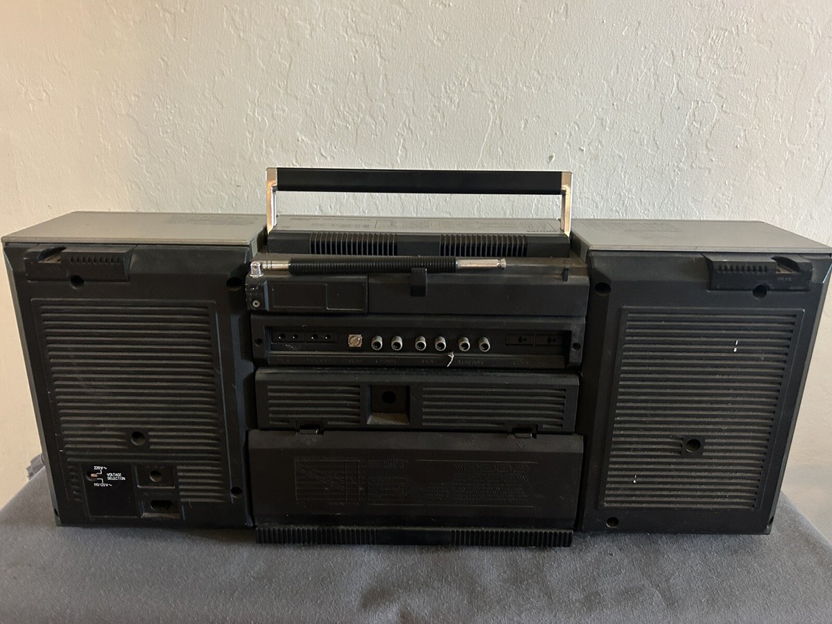 PHILIPS D8623 STEREO RADIO CASSETTE BOOMBOX RARE FOR PARTS - Rare
