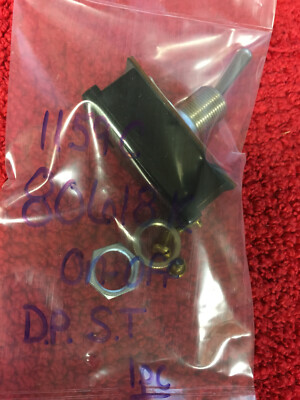 80618K TOGGLE SWITCH switch function: spdt switch circuit: on - none - on NOS