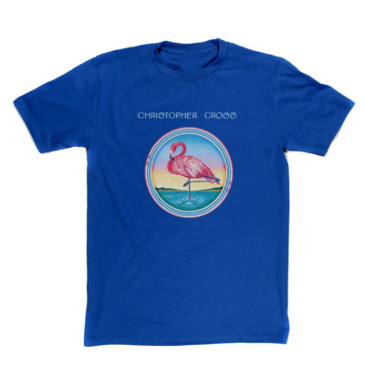 NEW Christopher Cross Guitarist T Shirt Blue All Size