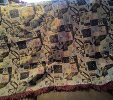 A Vintage Woven Tapestry Upholstery Fabric.