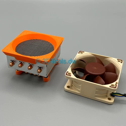 Noctua 60mm Fan Adapter für GeeekPi Low Profile Plus Cooling System