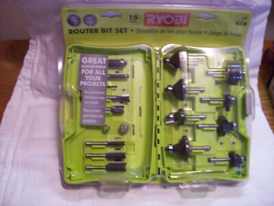 Ryobi A25R151 Router Bit Set - 15 Piece | eBay