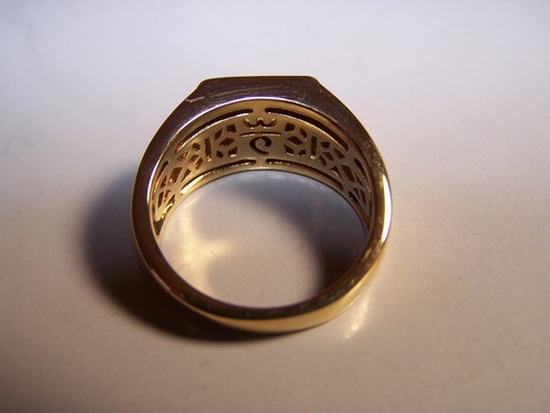 NEU DANBURY NEUWERTIG PREMIUM MISCHUNG SCHWARZE DIAMANTEN & WHISKEY QUARTZ RING GRÖSSE 10 - Bild 5 von 11