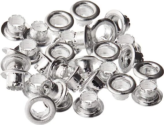 LOOPS & THREADS 5/32" Eyelets - NICKEL - 50 pcs - image 2 of 4