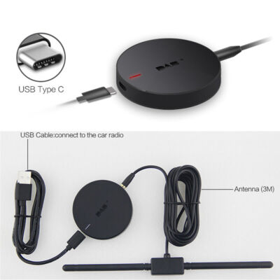 1 Satz Auto Multimedia Player DAB + Funkempfänger Box USB Verstärker 174-240 MHz