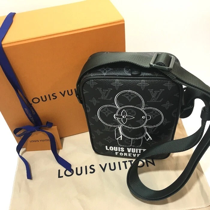 LOUIS VUITTON Vivienne Crossbody Bag Danube PM M43677 Black Purse Monogram  New