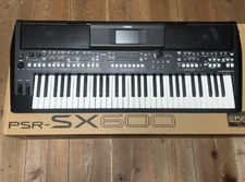 Yamaha PSR-SX600 Digital Keyboard 61-Key Organ Initial Touch PSRSX600 Black JP