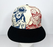 MARVEL Avengers Disney Parks Snapback Hat Cap - Youth - Spider-Man Capt America