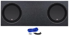 Dual 12" MTX Subwoofers+Sub Box Enclosure Fits 2022-2023 Toyota Tundra Crew Max