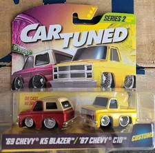 CARTUNED SERIES 2 CHEVROLET DOUBLE PACK 2PC SET DIECAST BY CARTUNED (B3)