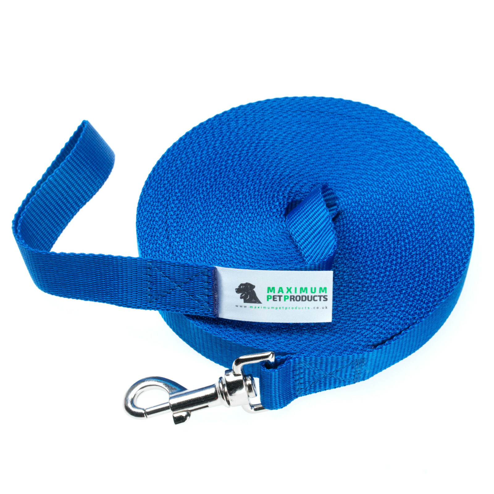 Dog Lead For Training, Tracking & Obedience Recall 50ft 15 Meter Blue