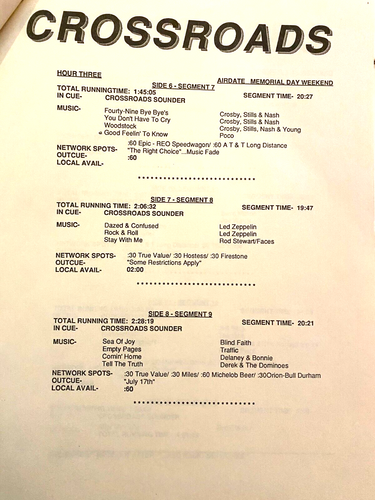 ABC RADIO'S 4 HOUR MEMORIAL DAY CROSSROADS SPECIAL TRACES THE ROCK FAMILY TREE - Picture 4 of 5