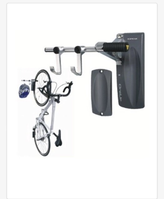 swinging bike wall mount