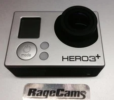 GOPRO MODIFIED HERO3+SILVER CAMERA WITH 4MM NV LENS NIGHT VISION IR SENSITIVE