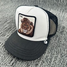 Goorin Bros The Farm Little Roar Lion King Trucker Hat Black White 201-0041 NEW