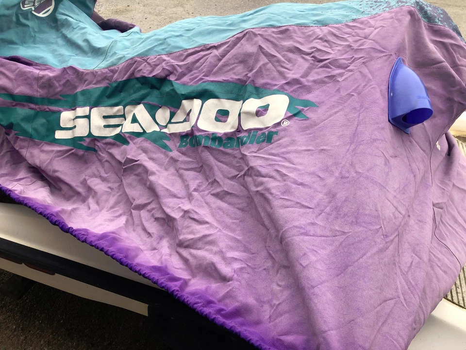 1996-1998 Sea-Doo GSX OEM Purple/Teal Vintage Jetski PWC Storage Cover - Image 4 of 4