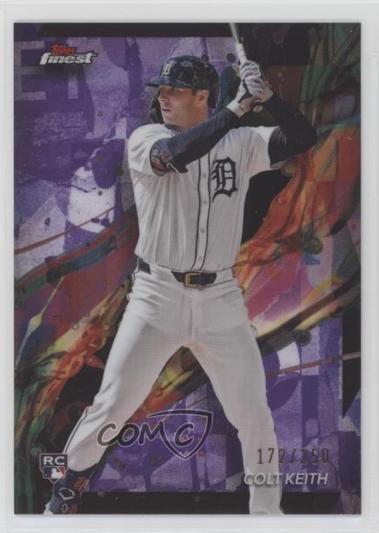 2024 Topps Finest Common Purple Refractor 172/250 Colt Keith #38 Rookie RC 1d0h