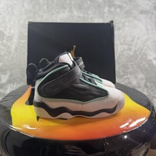 Jordan Pro Strong TD Shoes Toddler Size 7C Black White Tropical Twist Strap