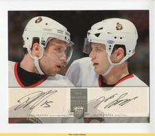 2006-07 Upper Deck Be A Player Portraits Dany Heatley Jason Spezza Auto READ 0c3