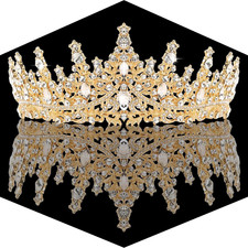 Tiara Crowns for Women  Girls - Bridal, Wedding, Prom, Quinceanera, Birthday 