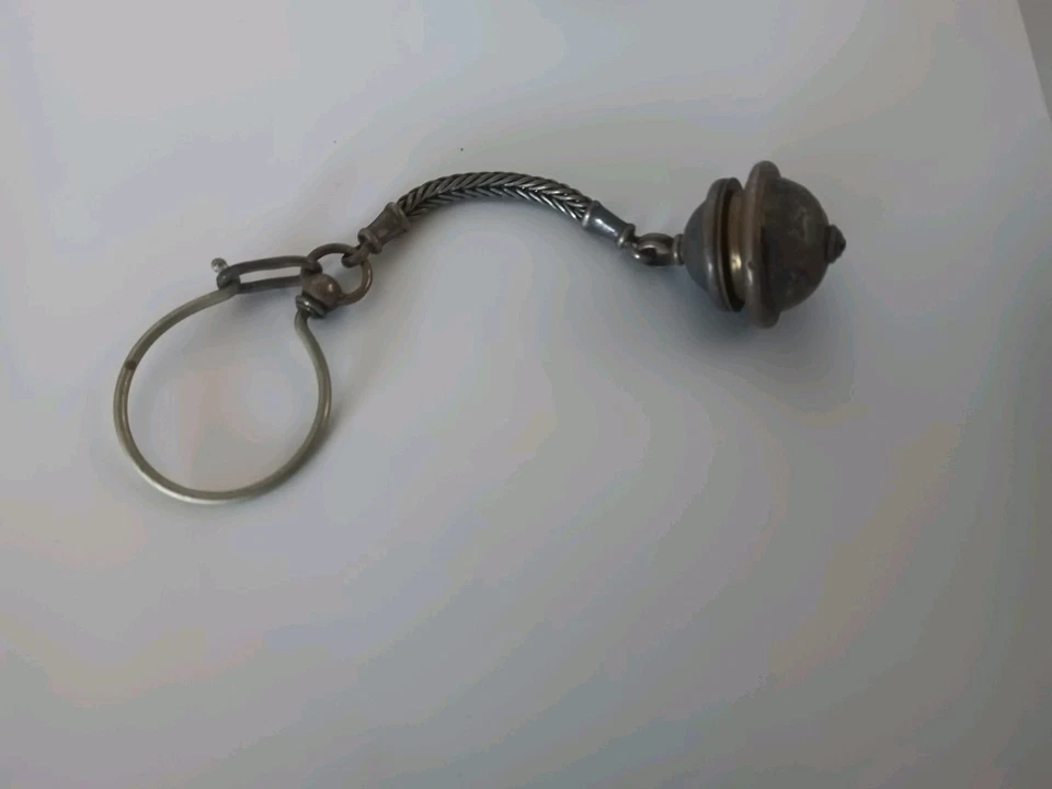 Vintage Tika/Bor Silver & Brass Hair Ornament - Изображение 2 из 4