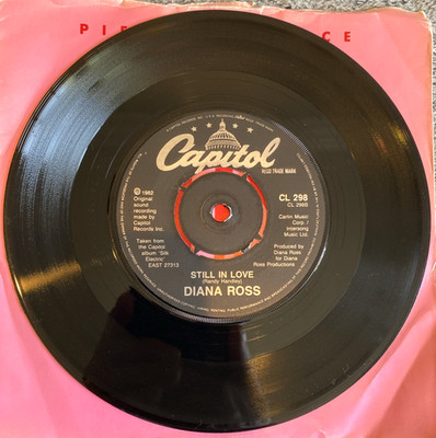 45RPM-Diana Ross-Pieces of Ice/Still in Love-U.K.-Capitol EX. Vinyl-Play Tested''